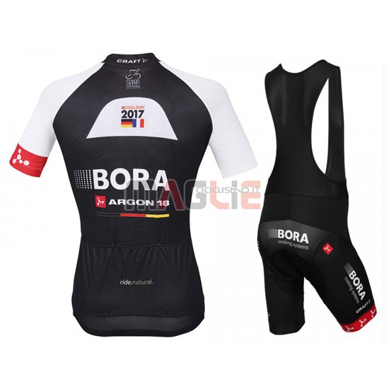 Maglia Bora manica corta 2016 nero e rosso - Clicca l'immagine per chiudere